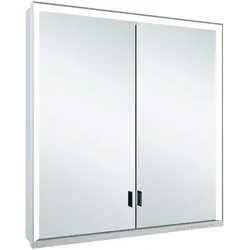 KEUCO Royal Lumos Spiegelschrank Wandvorbau 2-türig, lange Tür, 700mm, 14327172301, Ausführung: ohne Dali Steuerung