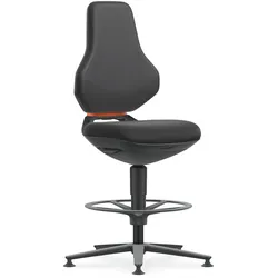 Bimos Texon 9171E ESD Arbeitsdrehstuhl mit Gleitern und Fußring frei konfigurierbar