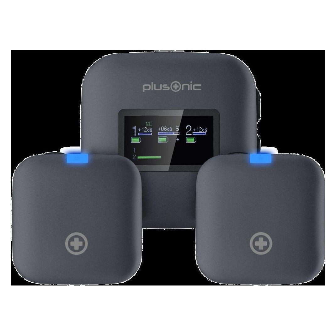 Plusonic Wireless Mikrofone Kit PS-TDS8 "USB Type C/Lightning/3,5mm Klinke" WiFi-Micro *ALLTRAVEL* (PS-TDS8)