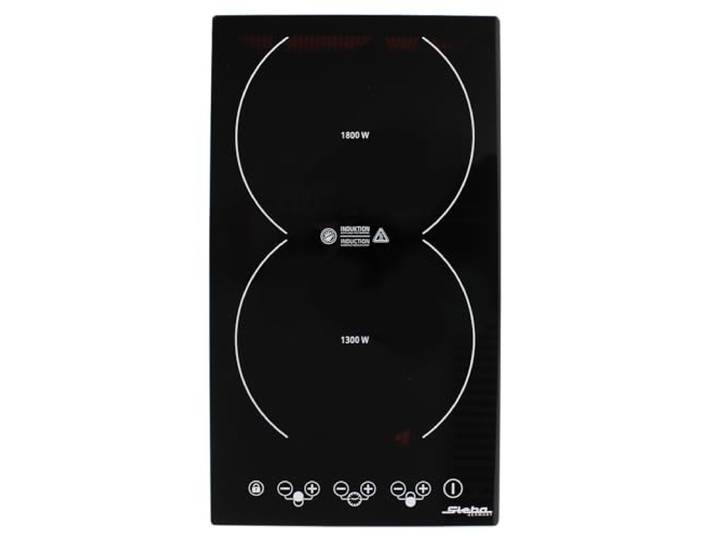 Steba Doppel-Induktionskochfeld, robuste durchgefärbte Glas-Keramik-Oberfläche, Einbaufähig, 8 Leistungsstufen, Timerfunktion (5-99 min.), Kindersicherung, 3100 Watt, IK 200