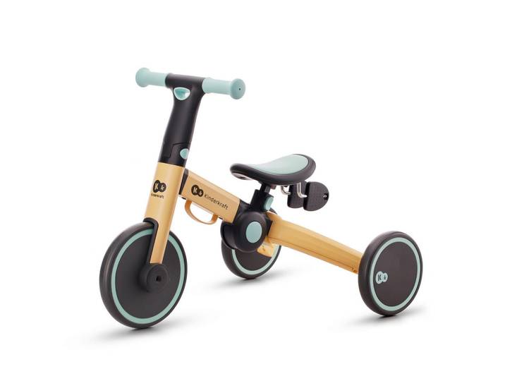 Kinderkraft Dreirad 4Trike, Gelb, Metall, Kunststoff, 44.5x49x69 cm, Spielzeug, Kinderfahrzeuge, Dreiräder