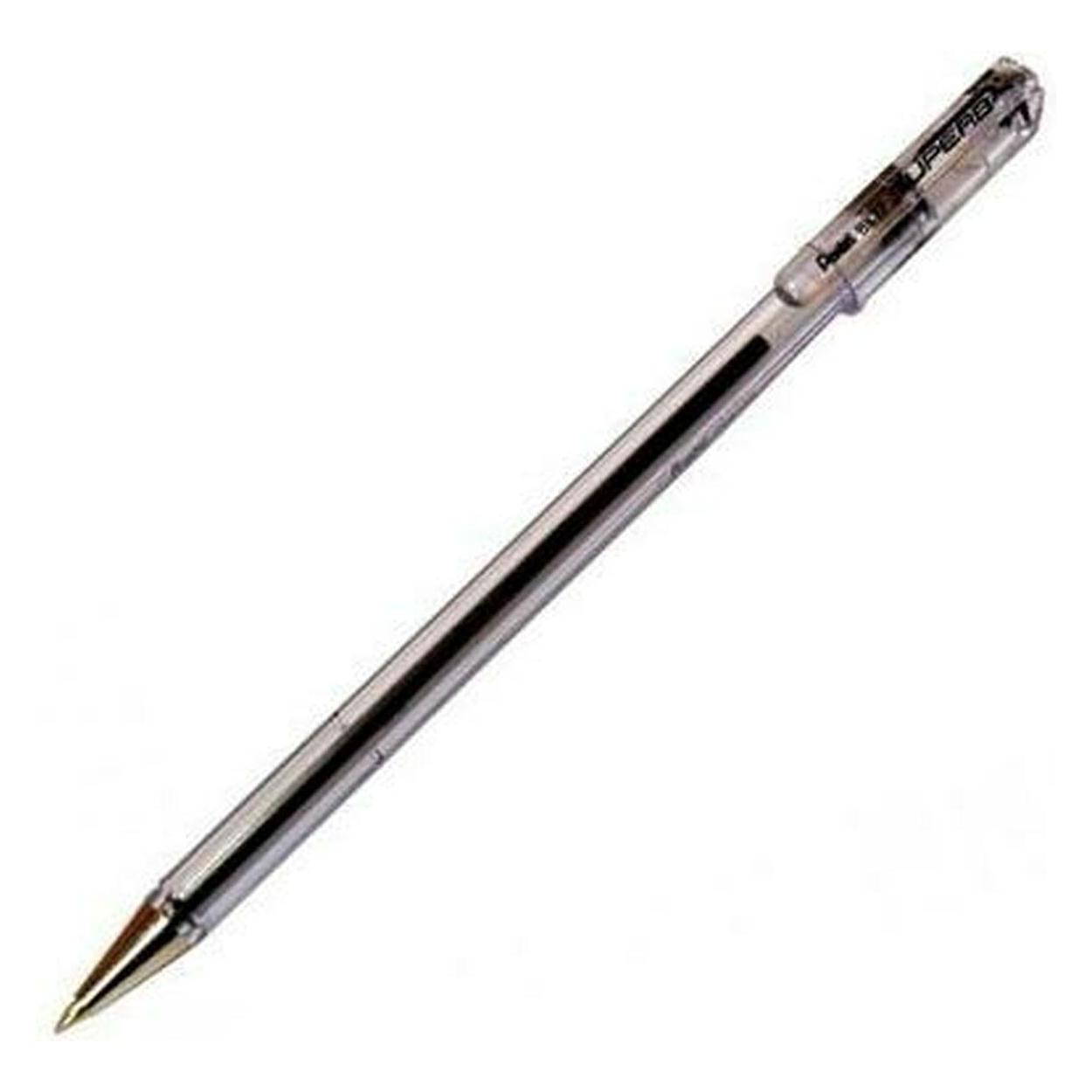 Pentel Stift Hervorragender schwarzer Stift (12x) (WIKR-000640)