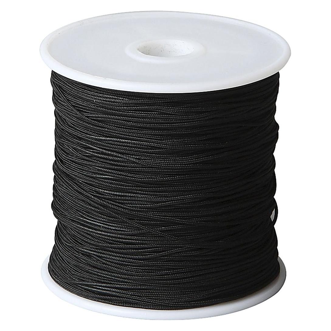 Creativ Company Polyesterschnur Schwarz 1 mm, 50 m (5707167169827)