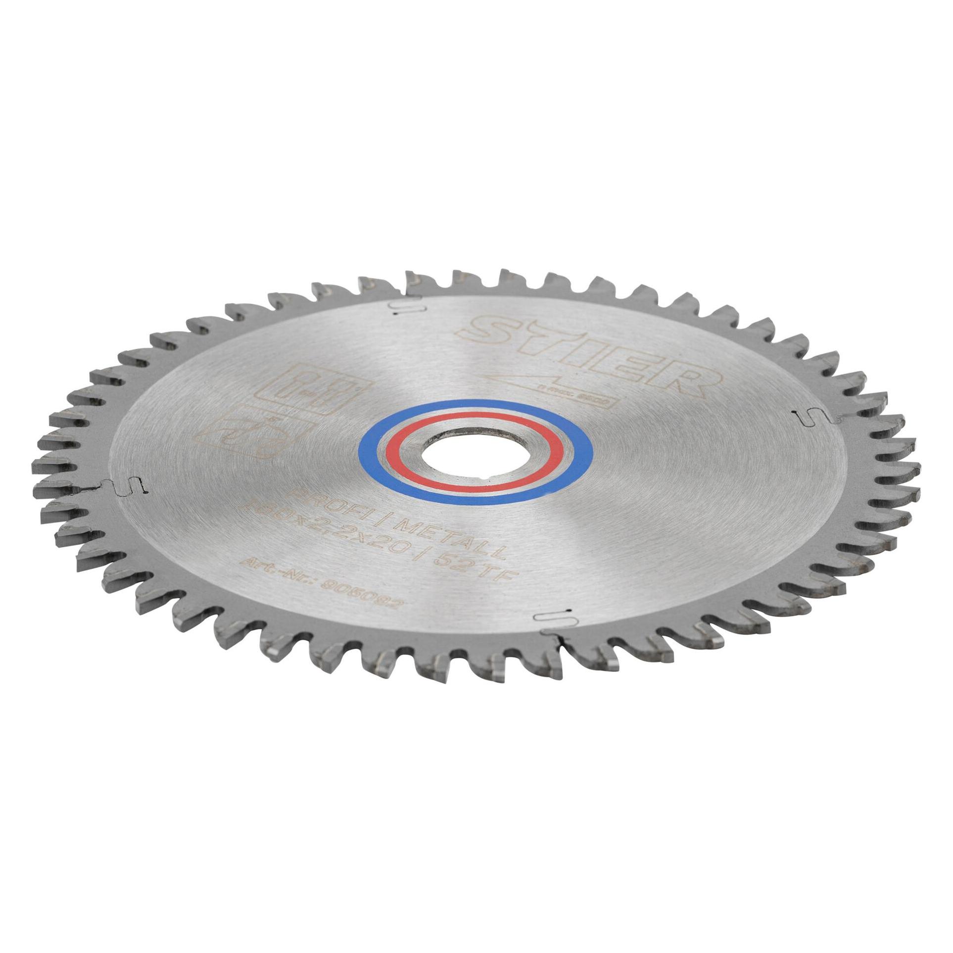 Stier Profi Kreissägeblatt Metall 160x2,2x20 52TF -5° neg. Spanwinkel (62932038)