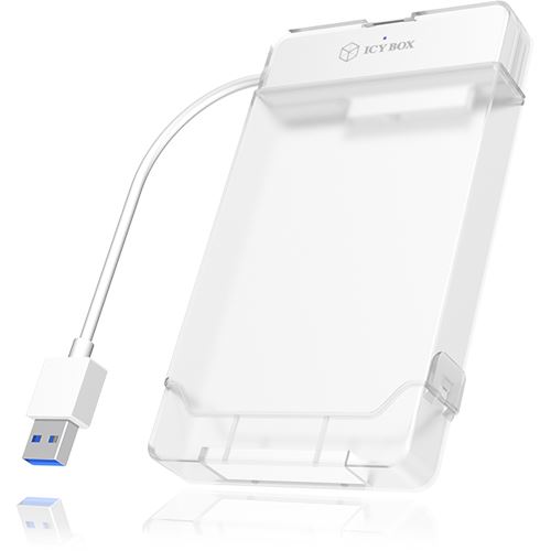 ICY BOX IB-AC703-U3 (60002) Ext. HDD-Gehäuse, 1x SATA 2,5" zu 1x USB 3.0, inklusive Schutzbox