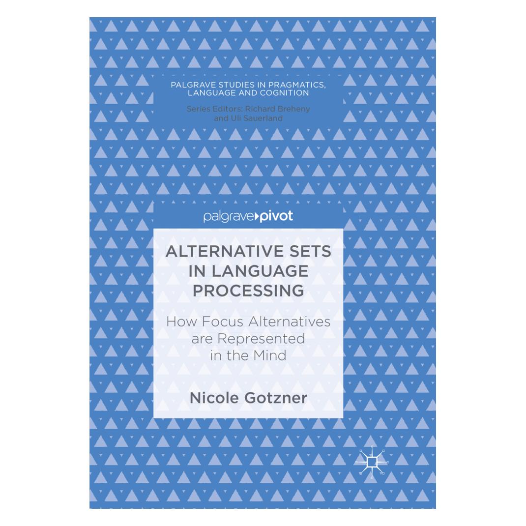 Springer Alternative Sets in Language Processing (Englisch, Softcover, Nicole Gotzner) (56009546)