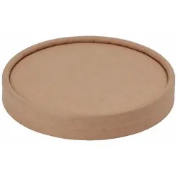 VEPATIM 50x Deckel für Dressingbecher Saucenbecher aus Kraftpapier FSCR 60ml