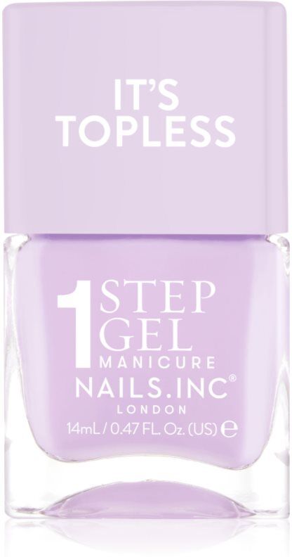 Nails Inc. It’s Topless gel nail polish with long-lasting effect shade Hailey 14 ml