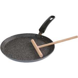 STONELINE Pfanne Crepe-Pfanne 9195, Ø 25cm, induktionsgeeignet, antihaftbeschichtet, Aluminium