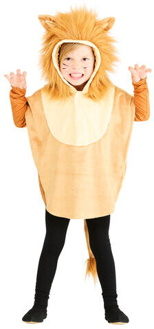 buttinette Kinderponcho "Löwe"