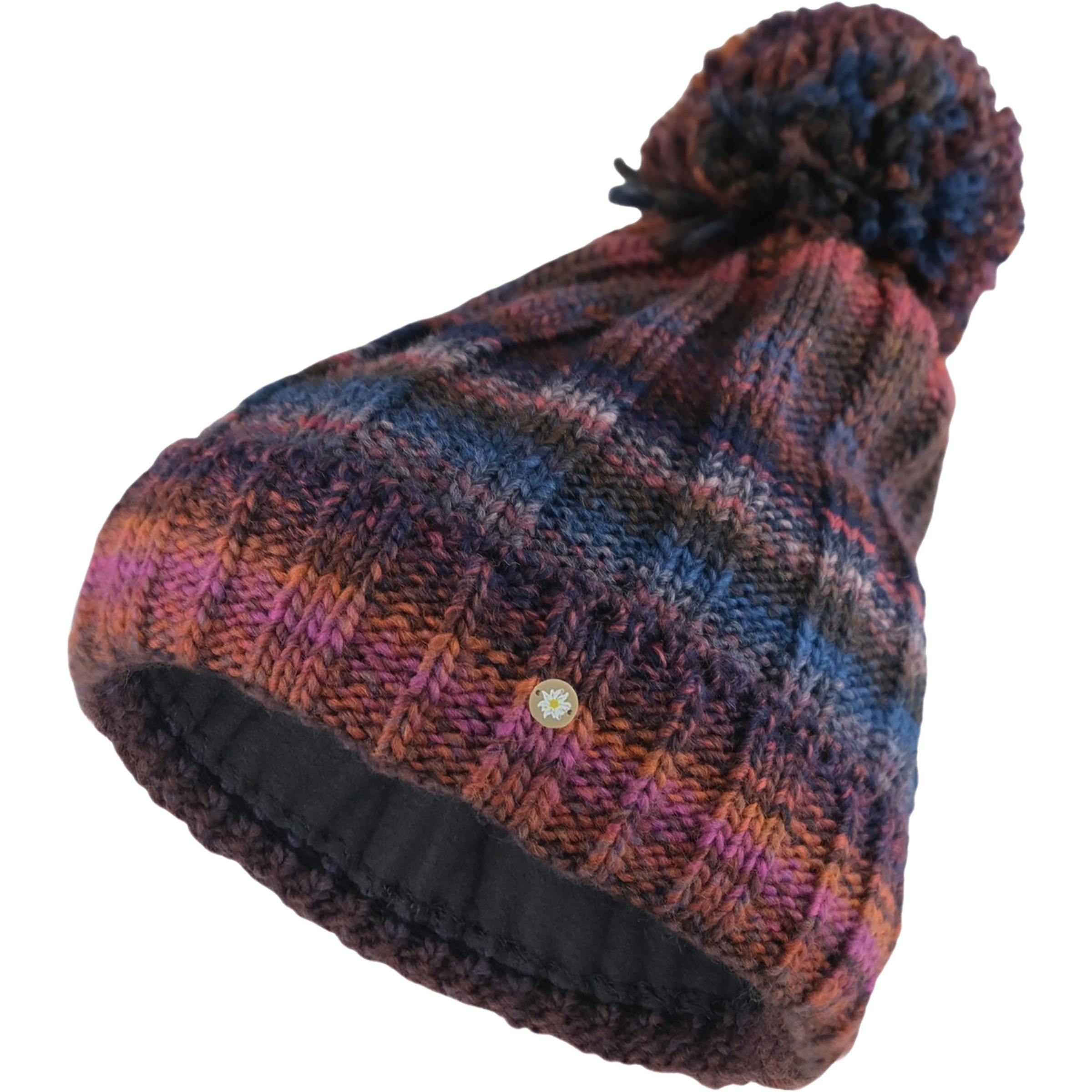 Bavarian Caps Wintertag Bommel Mützen & Beanies lila Lifestyle Atmungsaktiv