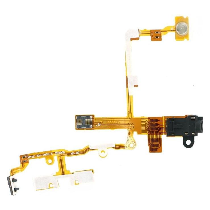 OEM Audio Jack Flexkabel für iPhone 3GS schwarz (Apple iPhone 3GS) (25447784)