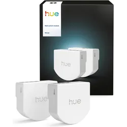 Philips Hue, Beleuchtung Zubehör, Wandschaltermodul für Hue Lampen (Netzbetrieb), Doppelpack