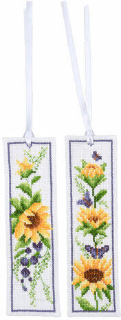 Lesezeichen "Sonnenblumen", 2er-Set