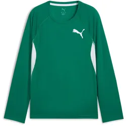 PUMA Cross The Line 3.0 Langarmshirt Kinder 06 - power green 128