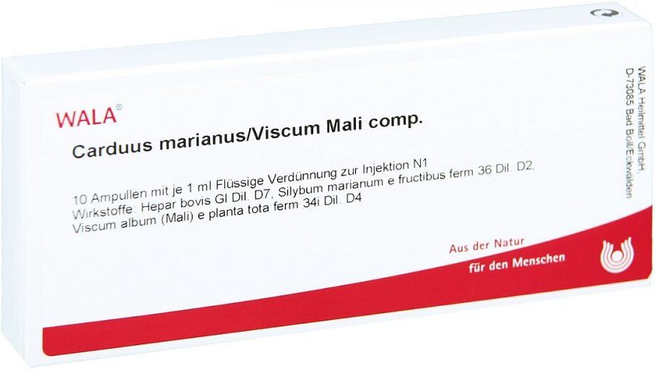Wala Carduus Marianus/ Viscum Mali Comp. Ampullen