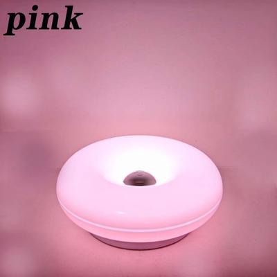 Inspired Living Rechargeable LED Table Lamp & Modern Wall Light Cordless Ambient Mood Lamp With 3 Color Modes pink