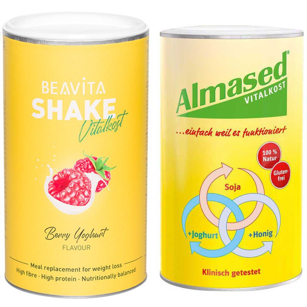 Abnehmset Beavita Himbeere-Joghurt + Almased 1 St Set