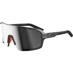 Alpina, Unisex, Sportbrille, Lumin (anthracite grey, Mirror Silver), Schwarz