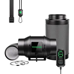 AeroZesh G6 Abluftset 150 mm mit E12 bis 659 m3/h