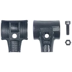 Wiha Hammerschalen Set mit Schraube und Sicherungsmutter für Safety Schonhammer - 26670