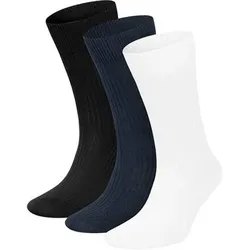 DILLY SOCKS 3er-Pack Socken Premium Ribbed Collection, Größe 36-40 in Bunt Bunt