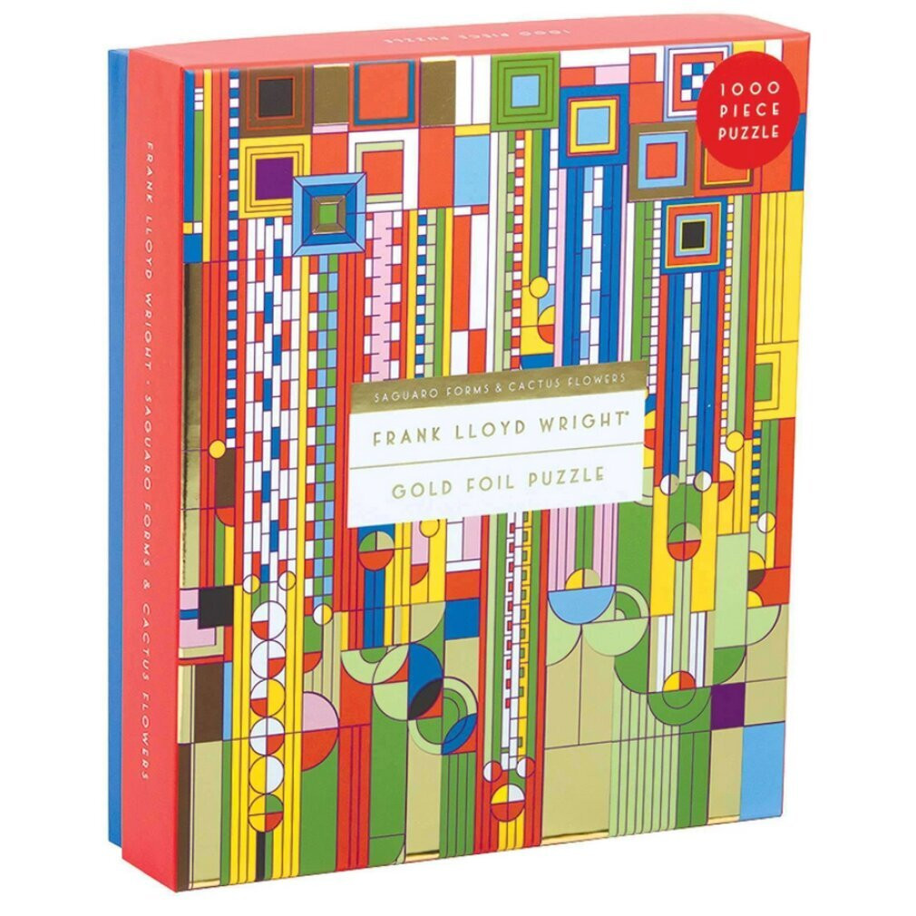 Galison Frank Lloyd Wright Metalen Puzzel Saguaro en Cactussen 1000 stukjes
