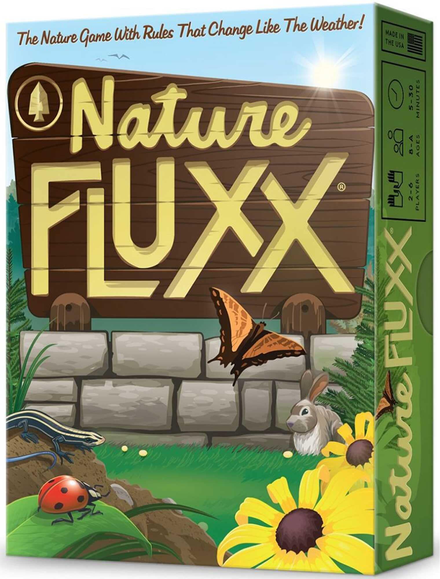 Nature Fluxx - Ever-Changing Card Game with Nature and Ecosystem-Inspired Gameplay for 2-6 Players, Ages 8+, by Looney Labs