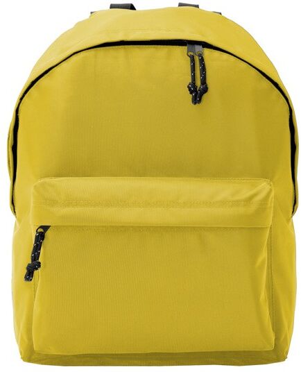 Sac à dos publicitaire classique en polyester 900D Marabu jaune UNIQUE