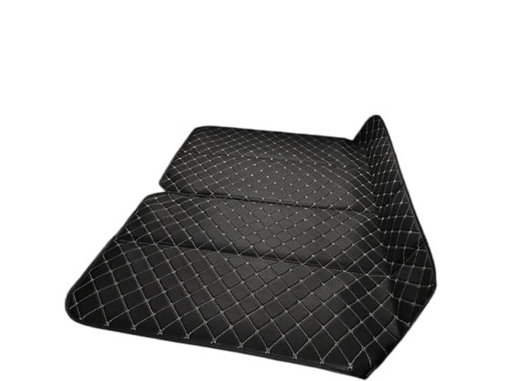 LCQSYE Auto-Reisebett-Klappmatratze Nicht aufblasbares Fahrzeug-Stuhl-Sofa-Schlafkissen-Camp(Black gold)
