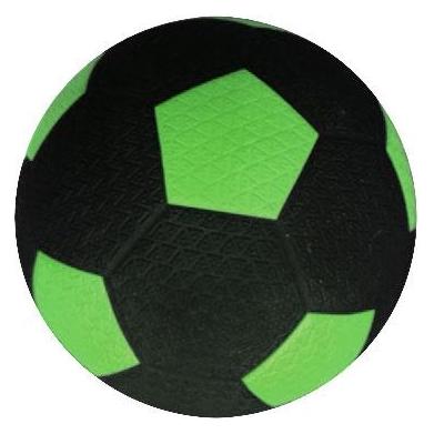 Engelhart Strassenfussball aus Gummi 420 g in Polybeutel - Grösse 5, Grün Profil (5) (724092)