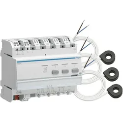 Hager, Energiemessgerät, Messwertgeber KNX TE332 f.3Stromkreise m.3Wandlern