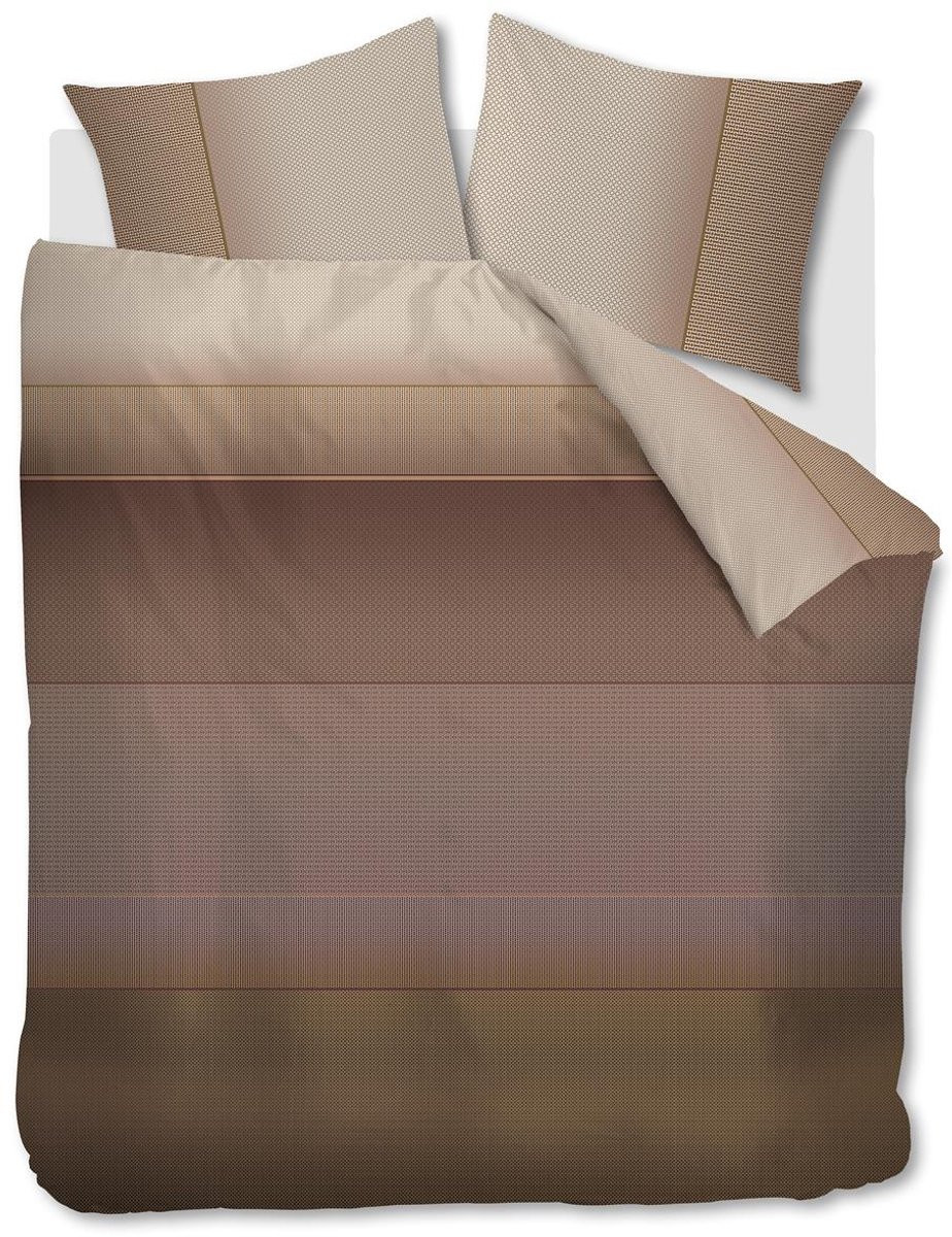 Kardol Mimic dekbedovertrek Lits-Jumeaux XL - 240 x 220 cm - Steenrood