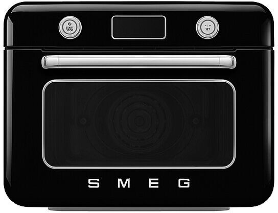 SMEG Kombi-Tisch Dampfbackofen Schwarz schwarz EG