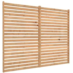 Palmako Sichtschutz-Wand (Bianca) hellbraun tauchgrundiert