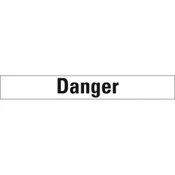 Aufkleber I Signalwort Danger, Folie, selbstklebend, 37x15mm, 30/Bogen, GHS-Verordnung