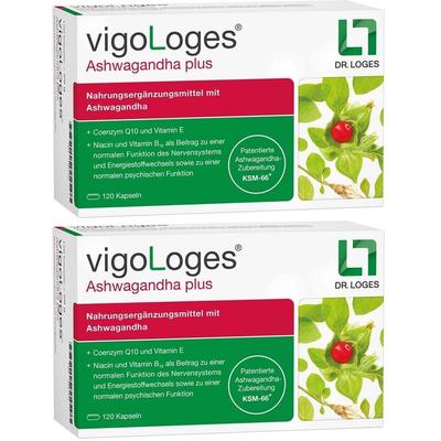 vigoLoges Ashwagandha plus x2 2x120 St Kapseln