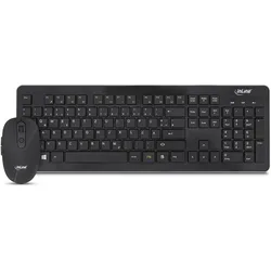 InLine Design Desktop (DE, Kabellos), Tastatur, Schwarz