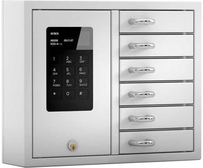Boîte de rangement pour clés Eichner avec présentoir 6 (9201-00019)