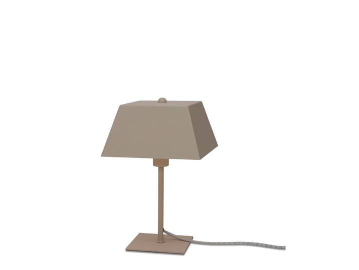 Lampe de table métal gris 20x20x31cm
