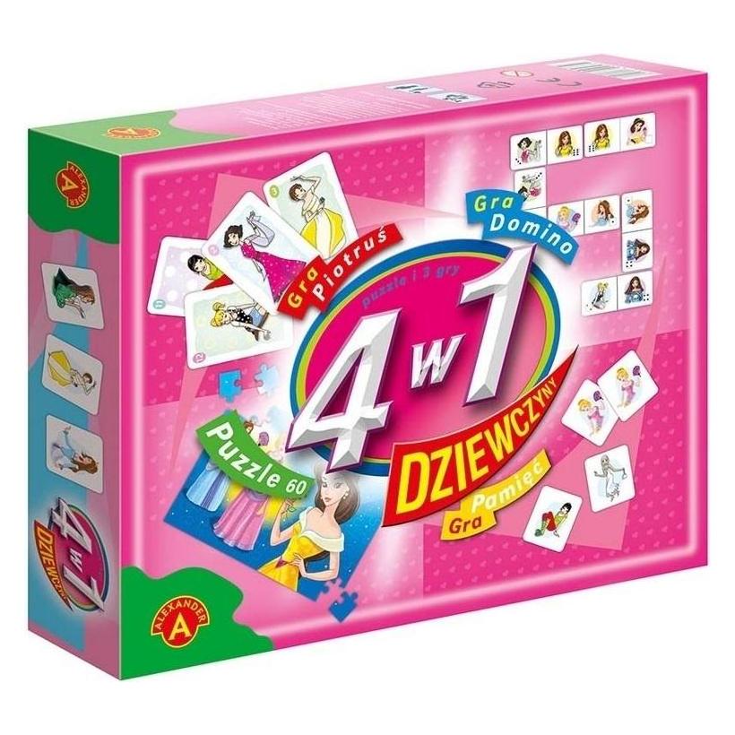 Alexander 4in1 game set for girls (Multilingual, 1 - 5 Spieler) (0562)