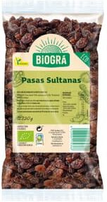 Biogra Passas Sultanas Sem Caroço 250g