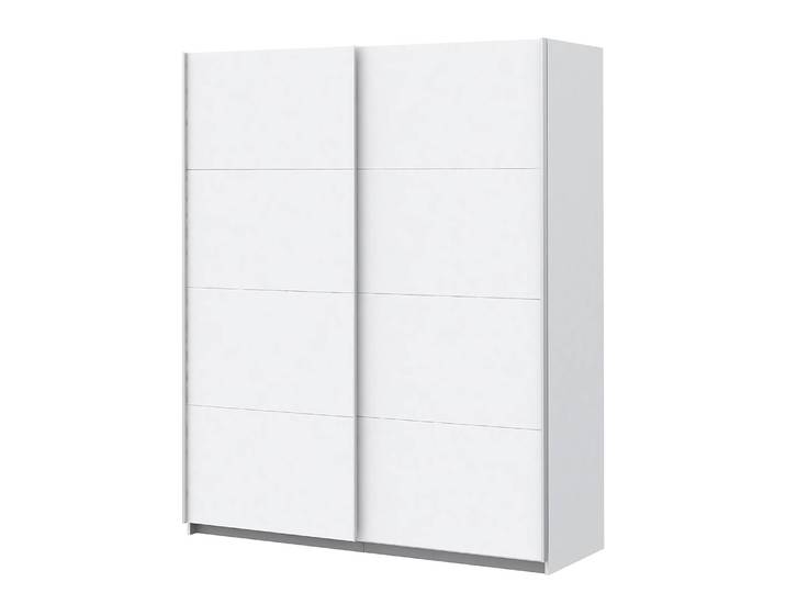 Schwebetürenschrank Mantle 170cm Weiß
