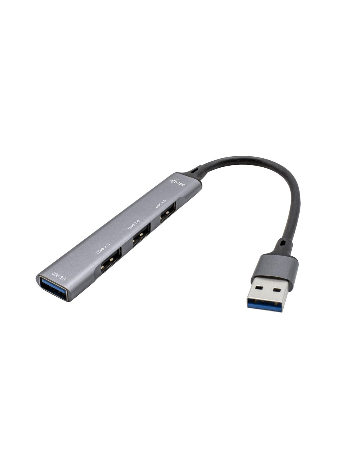 I-Tec USB 3.0 Metal HUB USB-Hubs - 4 - Grau
