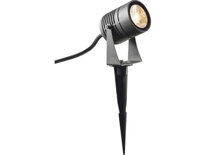 SLV LED SPIKE, LED Outdoor Erdspießleuchte, anthrazit, IP55, 3000K, 40°