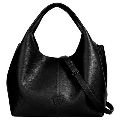 Shopper BUGATTI "BUGATTI Damen ZOE", Damen, Gr. B/H/T: 60cm x 30cm x 20cm onesize, schwarz, Polyurethan (PU), Taschen Shopper