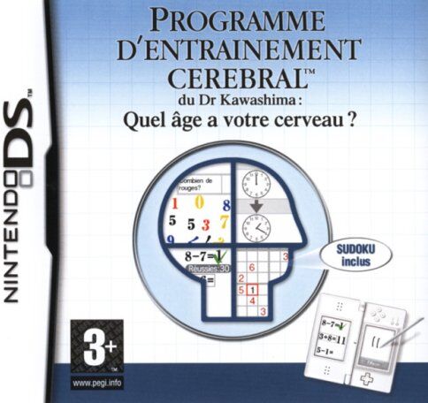 Nintendo - Programme d'Entretainment cerebral du Dr Kawashima - Quel âge a votre cerveau? - Preis vom 11.10.2026 03:10:56 h