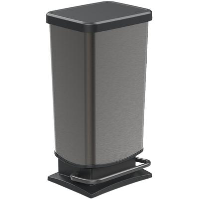 Rotho Treteimer 40 l PASO graphit grafix