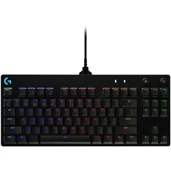 Logitech G PRO Tastatur Gaming USB QWERTY US International Schwarz