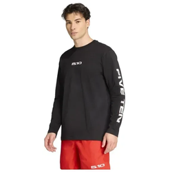 adidas Five Ten Logo Line langarm Shirt Herren - black - 2XS